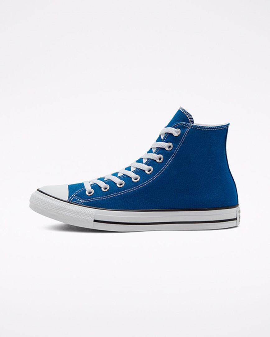 Tenisi Inalti Barbati Converse Chuck Taylor All Star Clasici Albastri Albi | RO JPSHY034